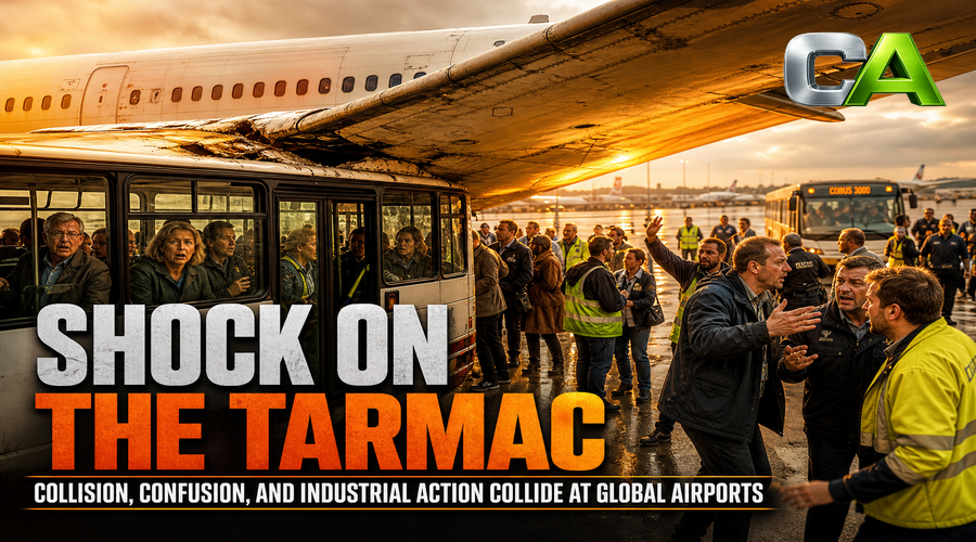 Buses, Wings, and Wildcat Walkouts: A Day of Airport Mayhem